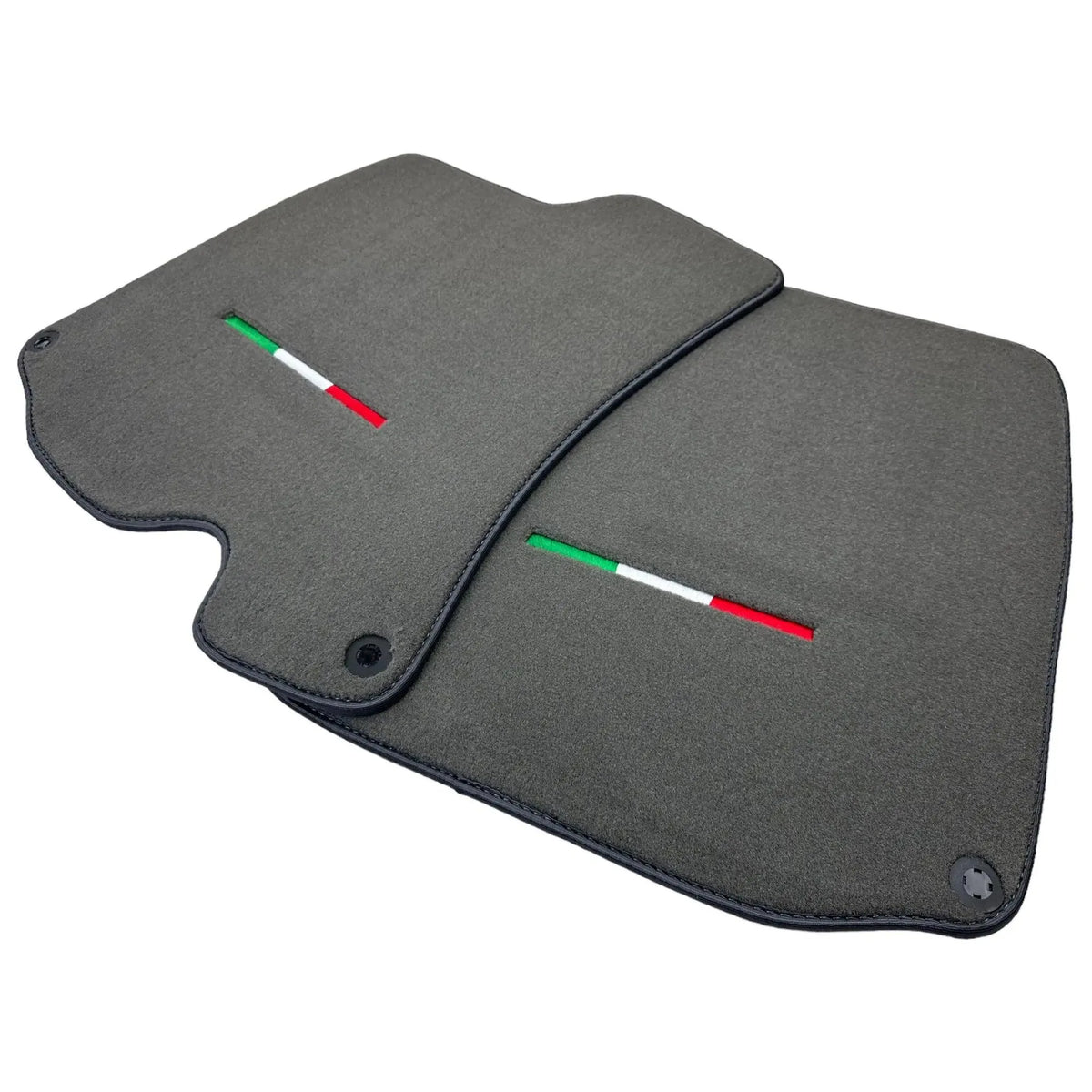 Gray Floor Mats For Ferrari Portofino (2018-2023) Italian Edition - AutoWin
