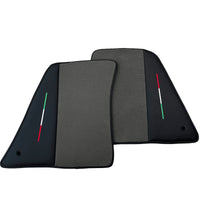 Gray Floor Mats for Ferrari SF90 Stradale (2019-2024) with Leather - AutoWin