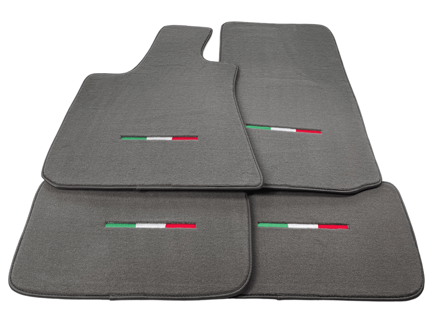 Gray Floor Mats For Maserati Coupé (2001-2007) Italy Edition - AutoWin