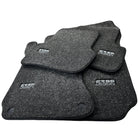 Gray Floor Mats For Mercedes Benz E-Class W213 Sedan (2016-2020) Hybrid | ER56 Design - AutoWin