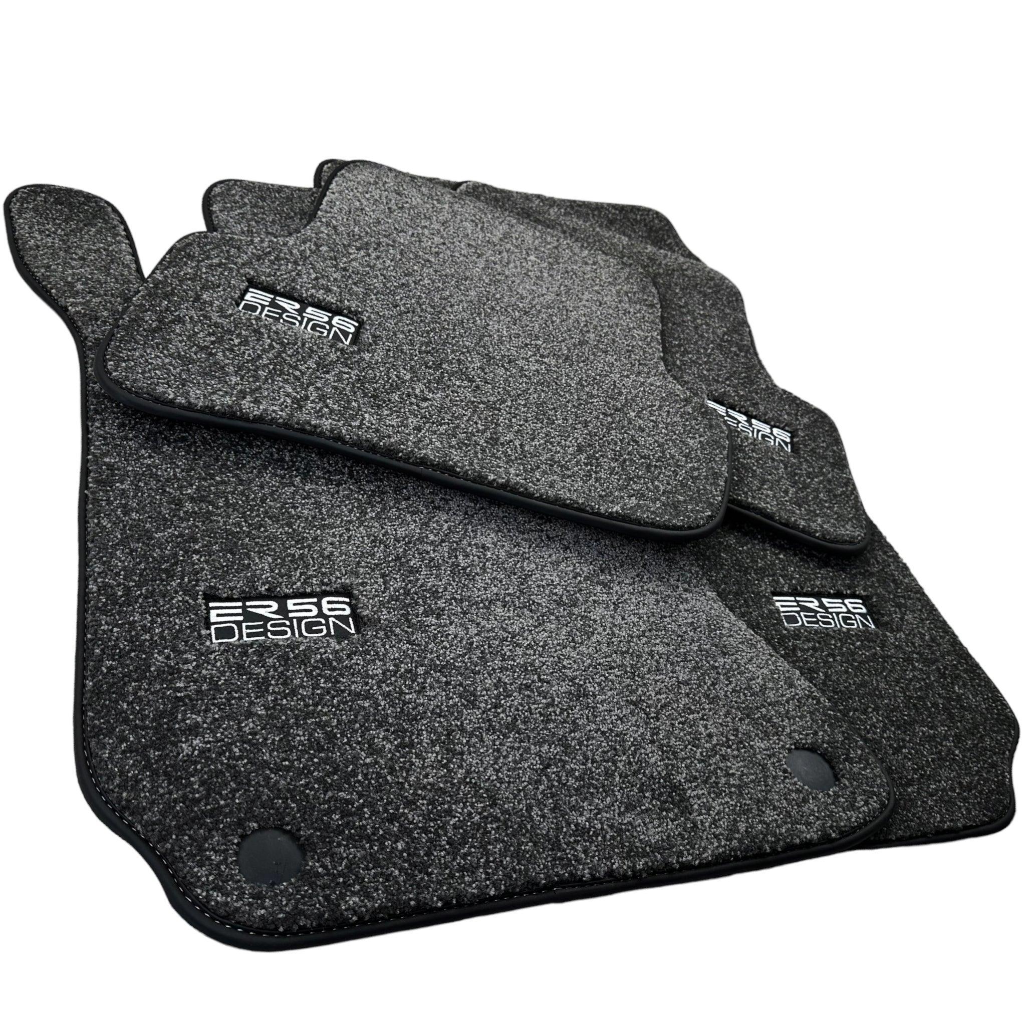Gray Floor Mats For Mercedes Benz E-Class W213 Sedan (2016-2020) Hybrid | ER56 Design - AutoWin