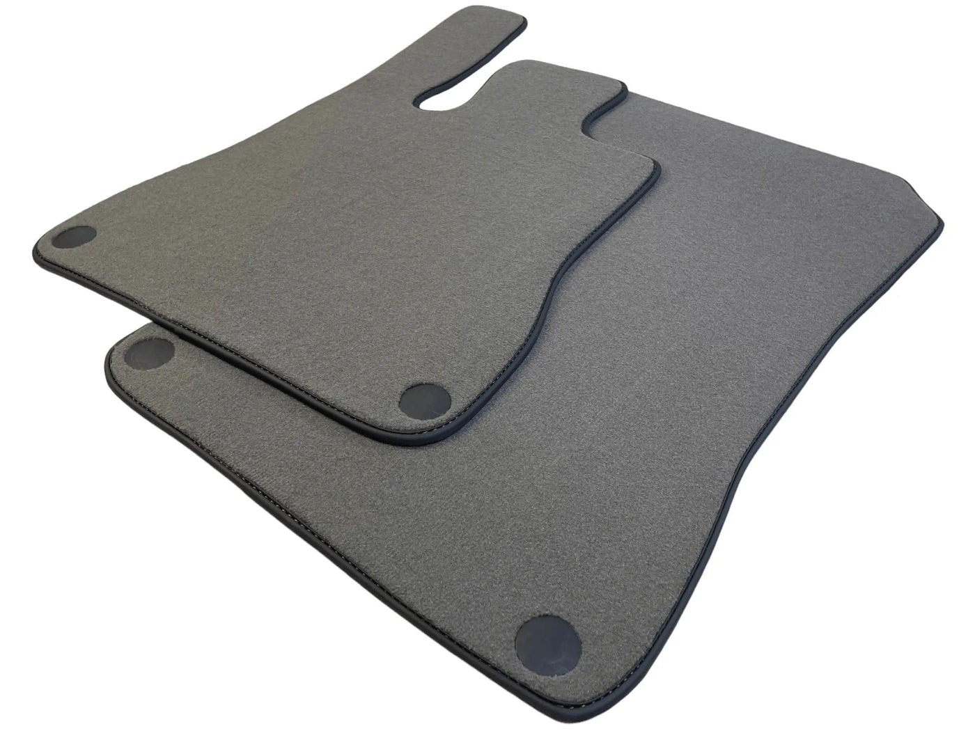 Gray Floor Mats For Mercedes-Benz R129 (1989-2001) Black Trim - AutoWin