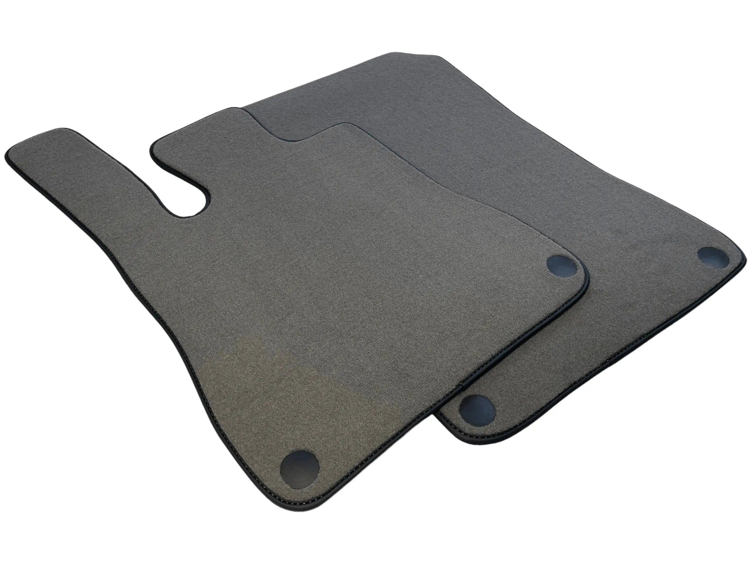 Gray Floor Mats For Mercedes-Benz R129 (1989-2001) Black Trim - AutoWin