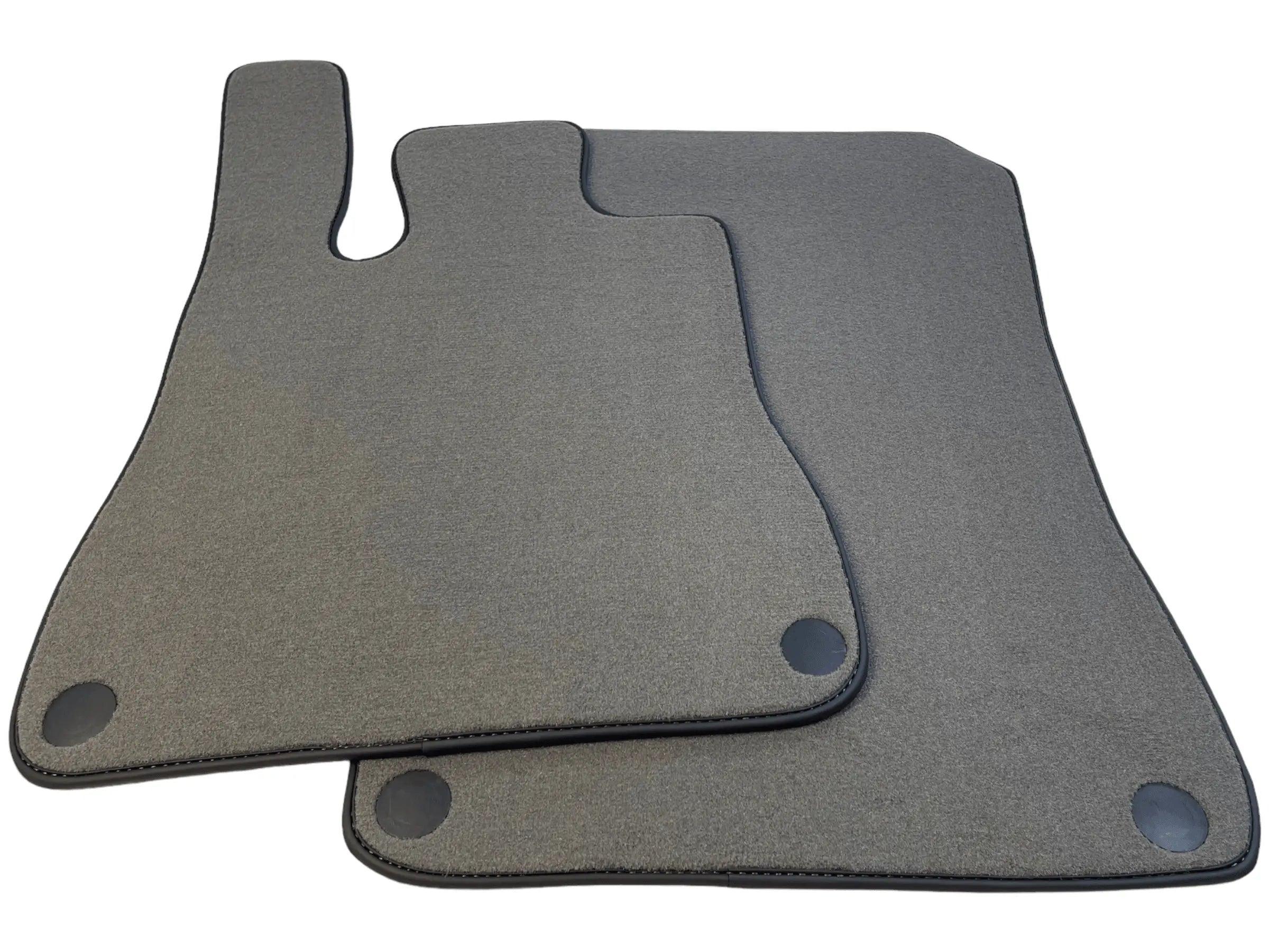 Gray Floor Mats For Mercedes-Benz R129 (1989-2001) Black Trim - AutoWin