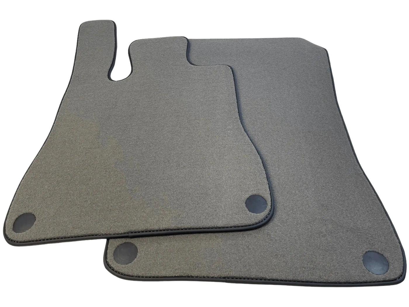 Gray Floor Mats For Mercedes-Benz SLK R170 (2000-2004) Black Trim - AutoWin