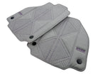 Gray Leather Floor Mats For Ferrari 488 Pista Spider (2019-2021) ER56 Design - AutoWin