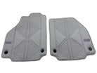 Gray Leather Floor Mats For Ferrari 488 Pista Spider (2019-2021) ER56 Design - AutoWin