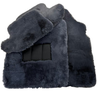 Gray Sheepskin Floor Mats For Bentley Continental GT (2011–2018) Er56 Design - AutoWin