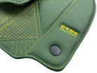 Green Leather Floor Mats For Ferrari 488 Pista Spider (2019-2021) ER56 Design - AutoWin