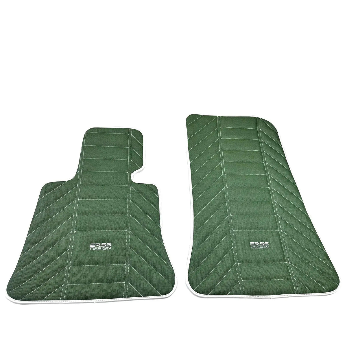 Green Leather Floor Mats For Rolls Royce Black Badge Ghost Series II (2021-2024)
