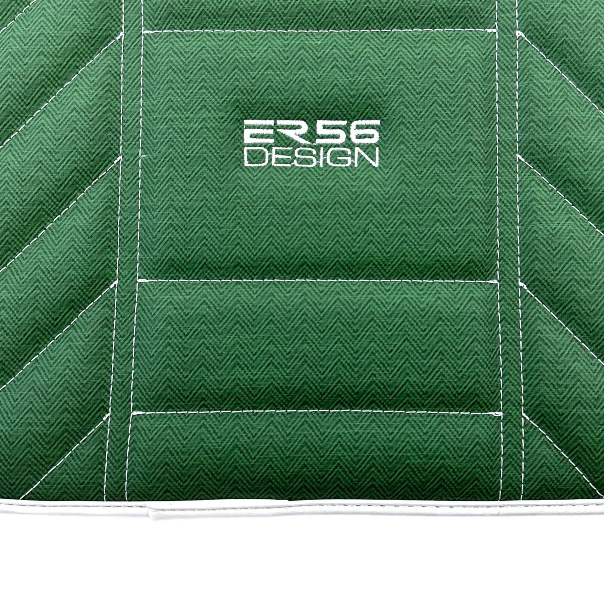 Green Leather Floor Mats For Rolls-Royce Spectre (2023-2024) ER56 Design - AutoWin