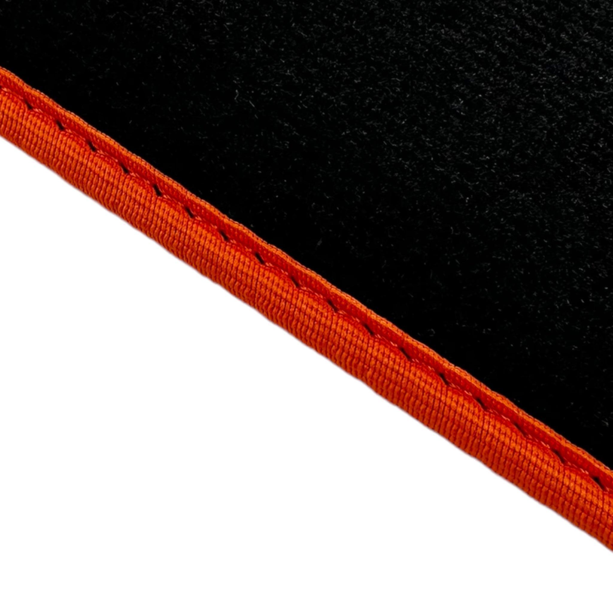 Black Floor Mats For Lamborghini Urus With Alcantara Leather - AutoWin