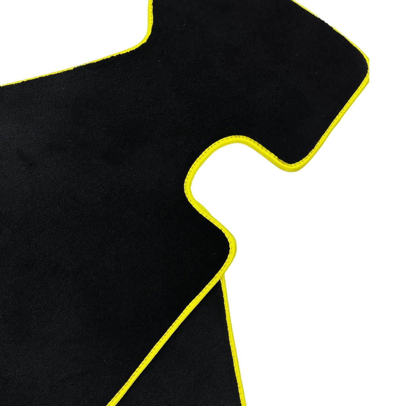 Black Floor Mats For Ferrari F355 1994-1999 With Alcantara Leather - AutoWin