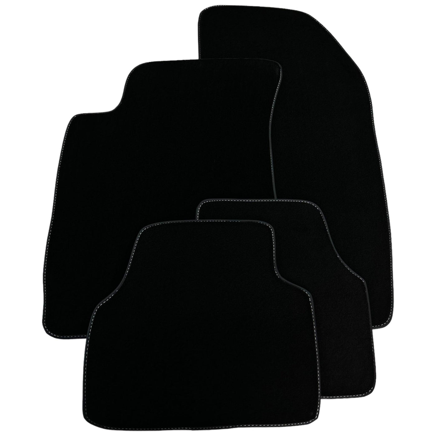 Black Floor Mats for Alfa Romeo 159 4-door Sedan (2006-2011) - AutoWin