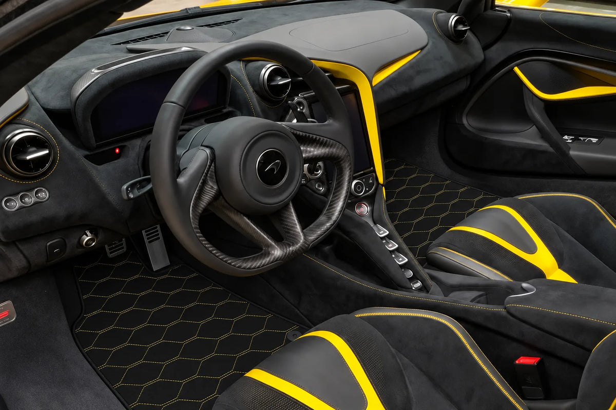 Interior look of floor mats for McLaren 720S (2017-2021)