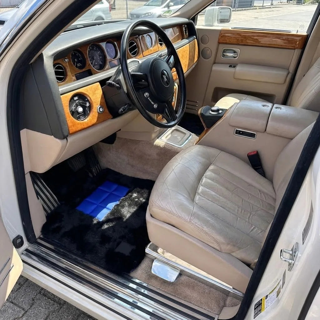 Interior look of floor mats for Rolls Royce Phantom VIII (2017-2024) Various Leather Colors