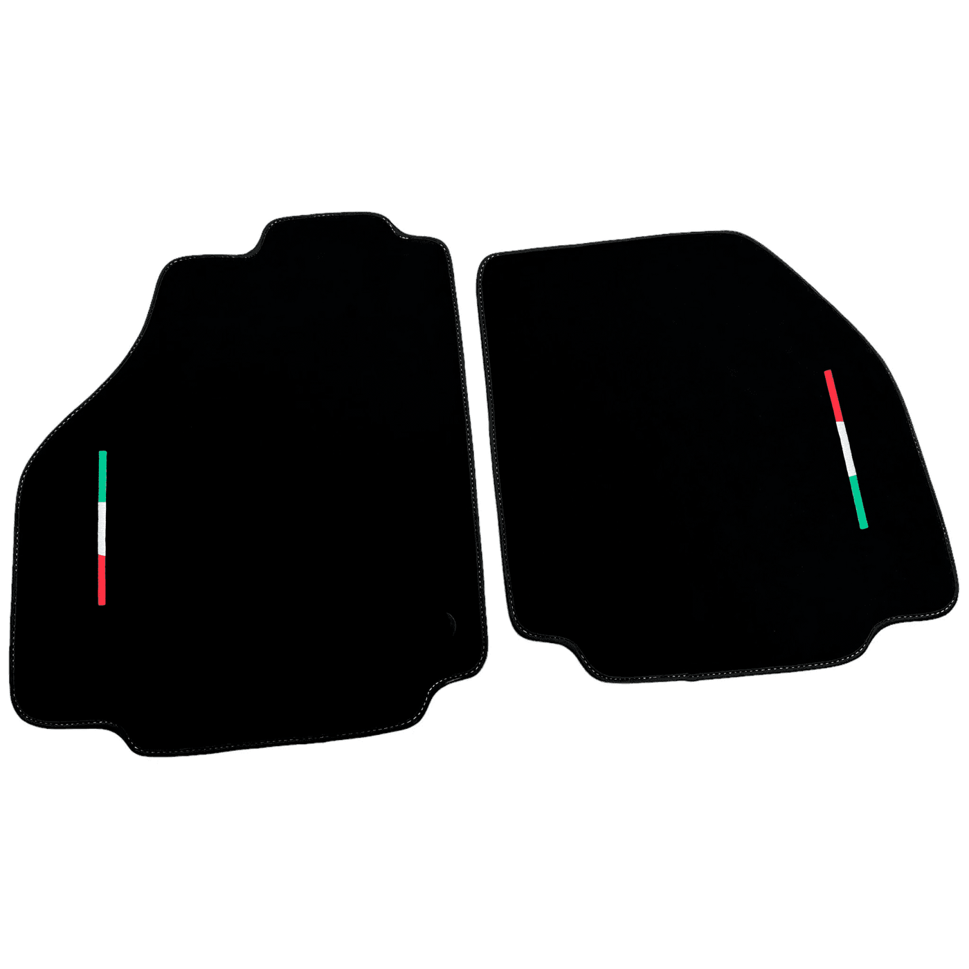 Alcantara Black Floor Mats For Ferrari 488 Pista Spider (2019-2021) Italian Edition