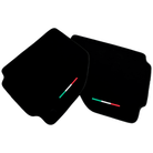Alcantara Black Floor Mats For Ferrari 488 Pista Spider (2019-2021) Italian Edition