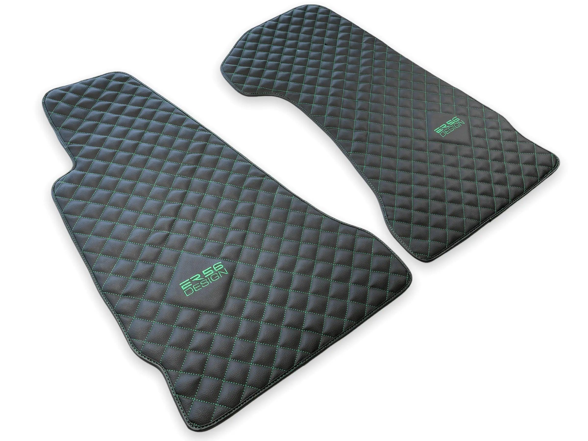 Leather Floor Mats For Aston Martin DB11 (2016–2023) ER56 Design - AutoWin