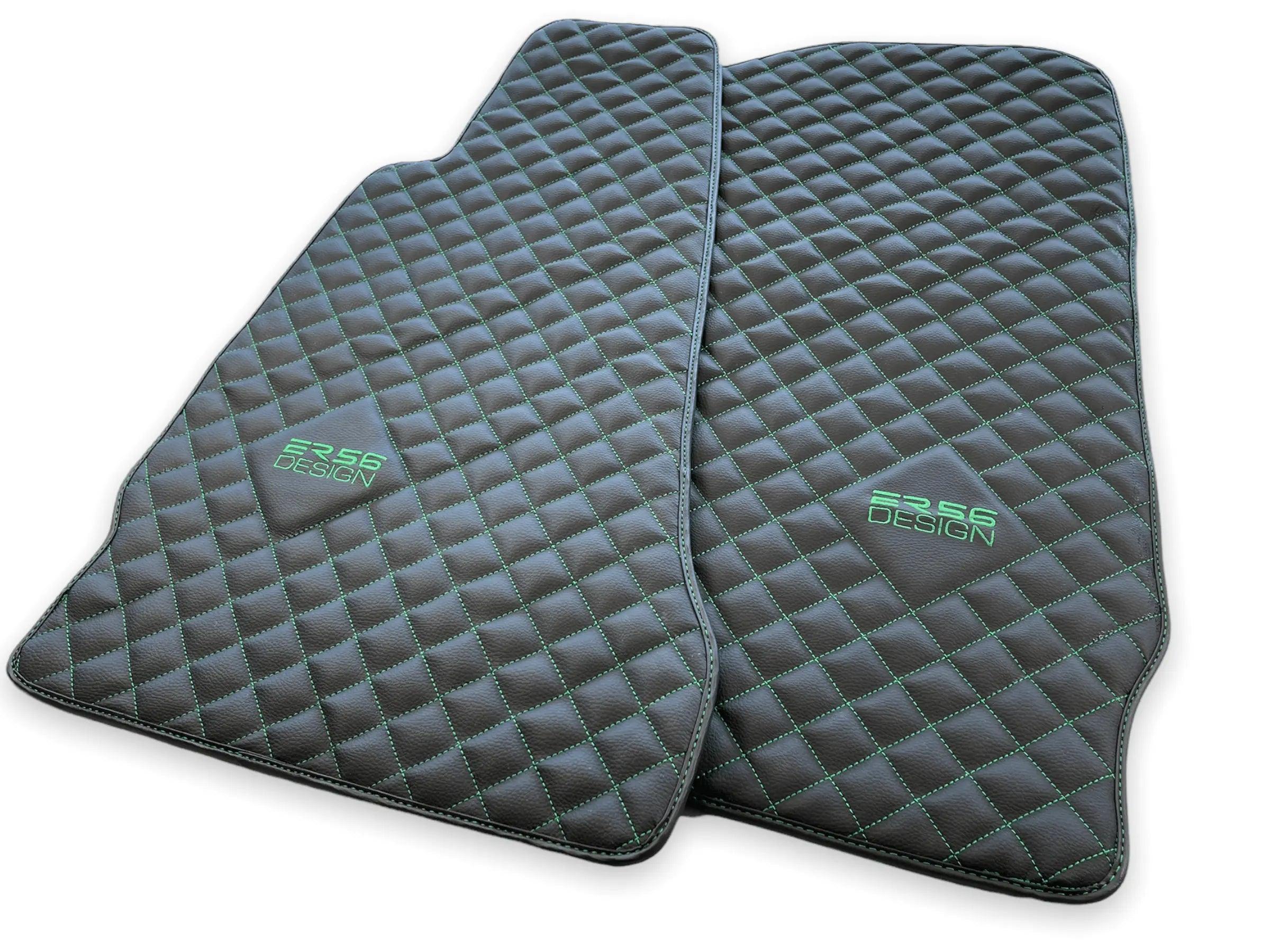 Leather Floor Mats For Aston Martin DB11 (2016–2023) ER56 Design - AutoWin