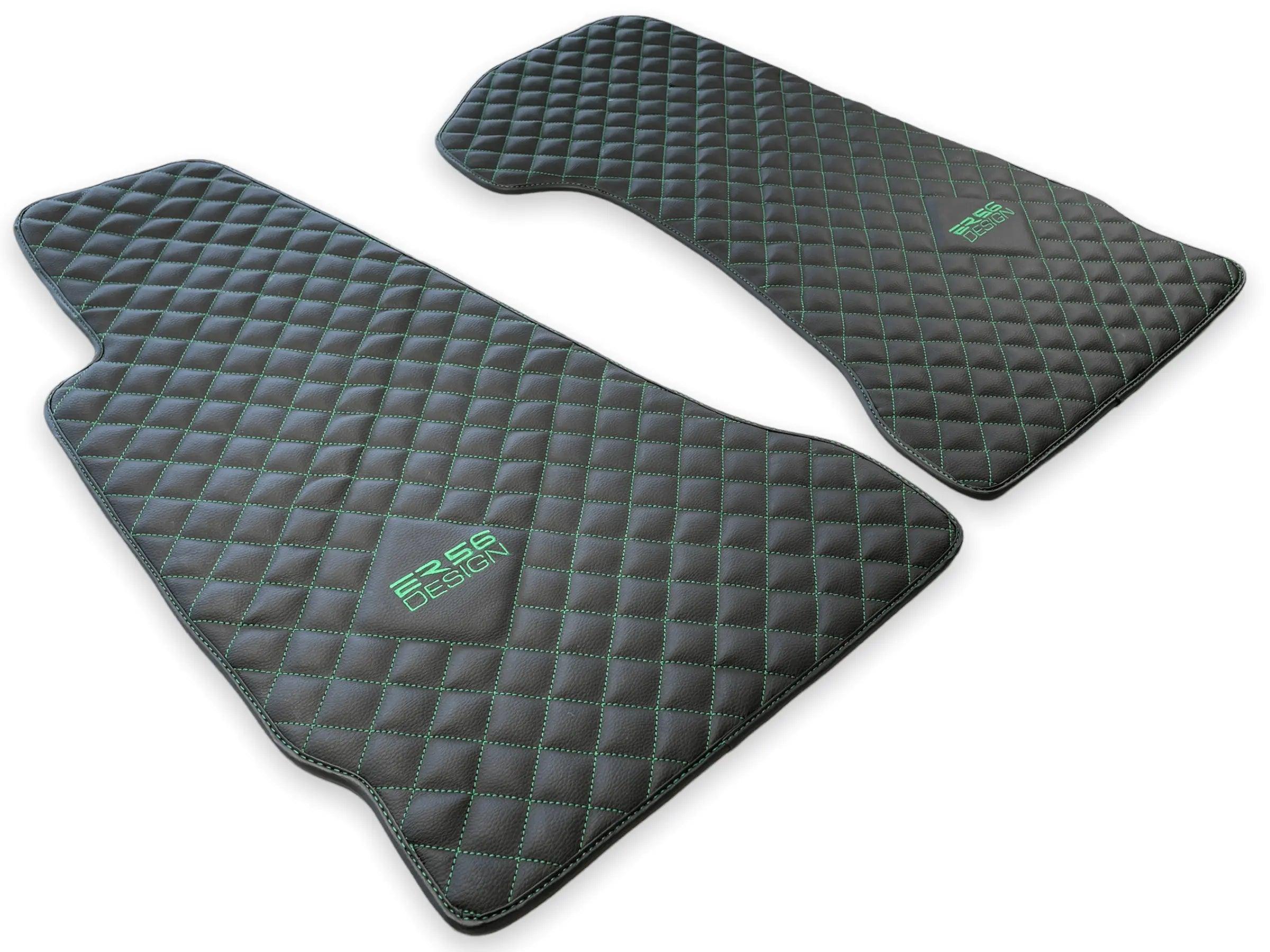 Leather Floor Mats For Aston Martin DB11 (2016–2023) ER56 Design - AutoWin