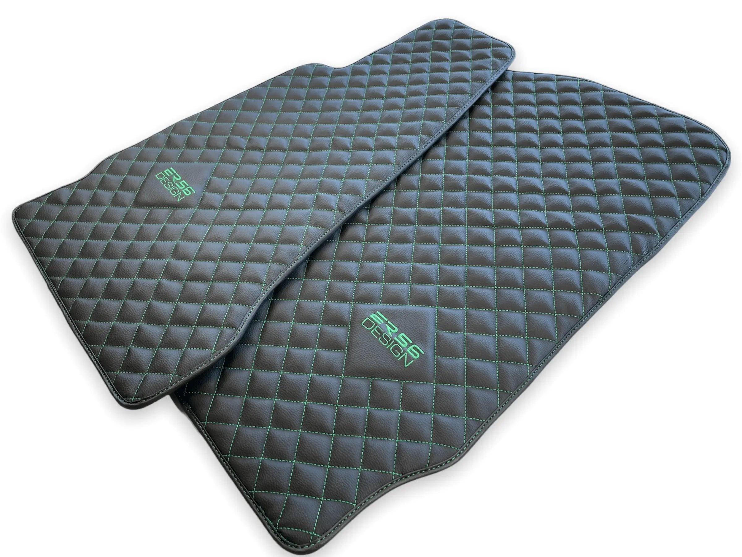 Leather Floor Mats For Aston Martin DB11 (2016–2023) ER56 Design - AutoWin