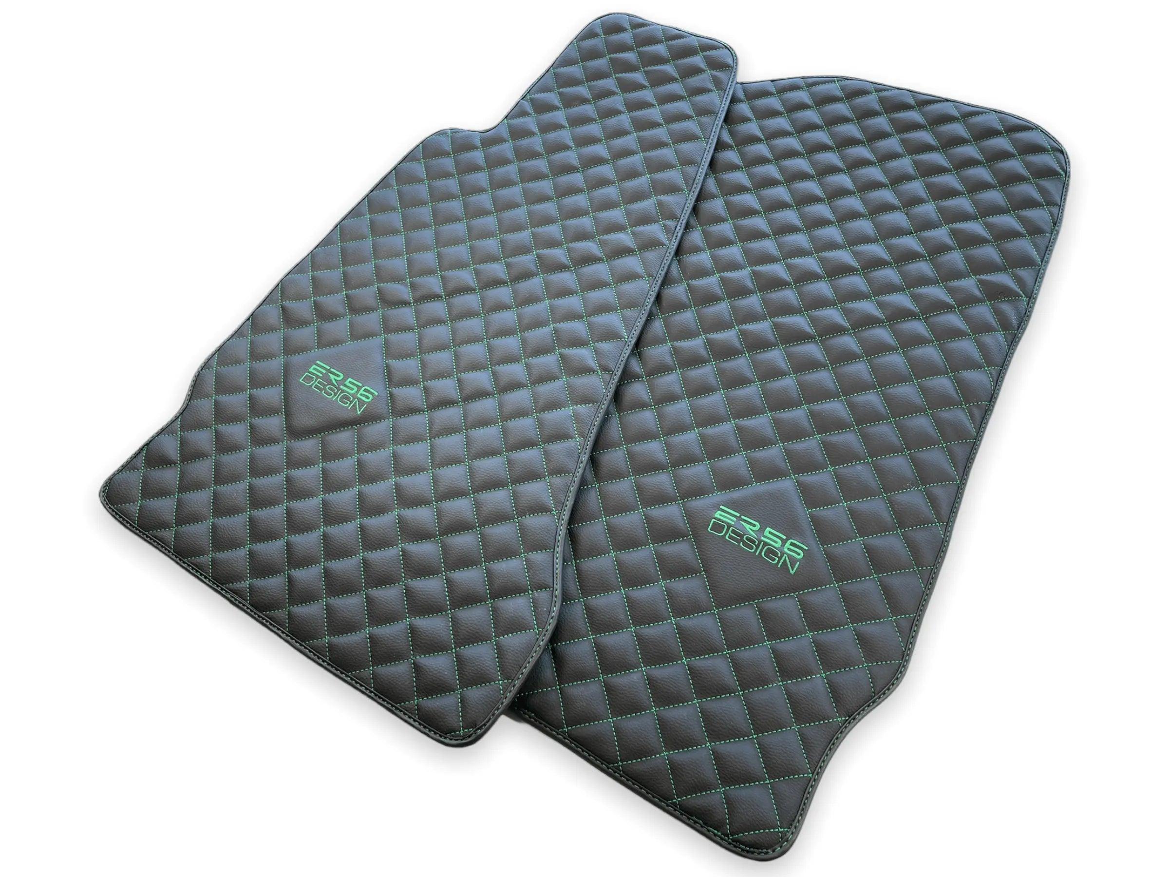 Leather Floor Mats For Aston Martin DB11 (2016–2023) ER56 Design - AutoWin