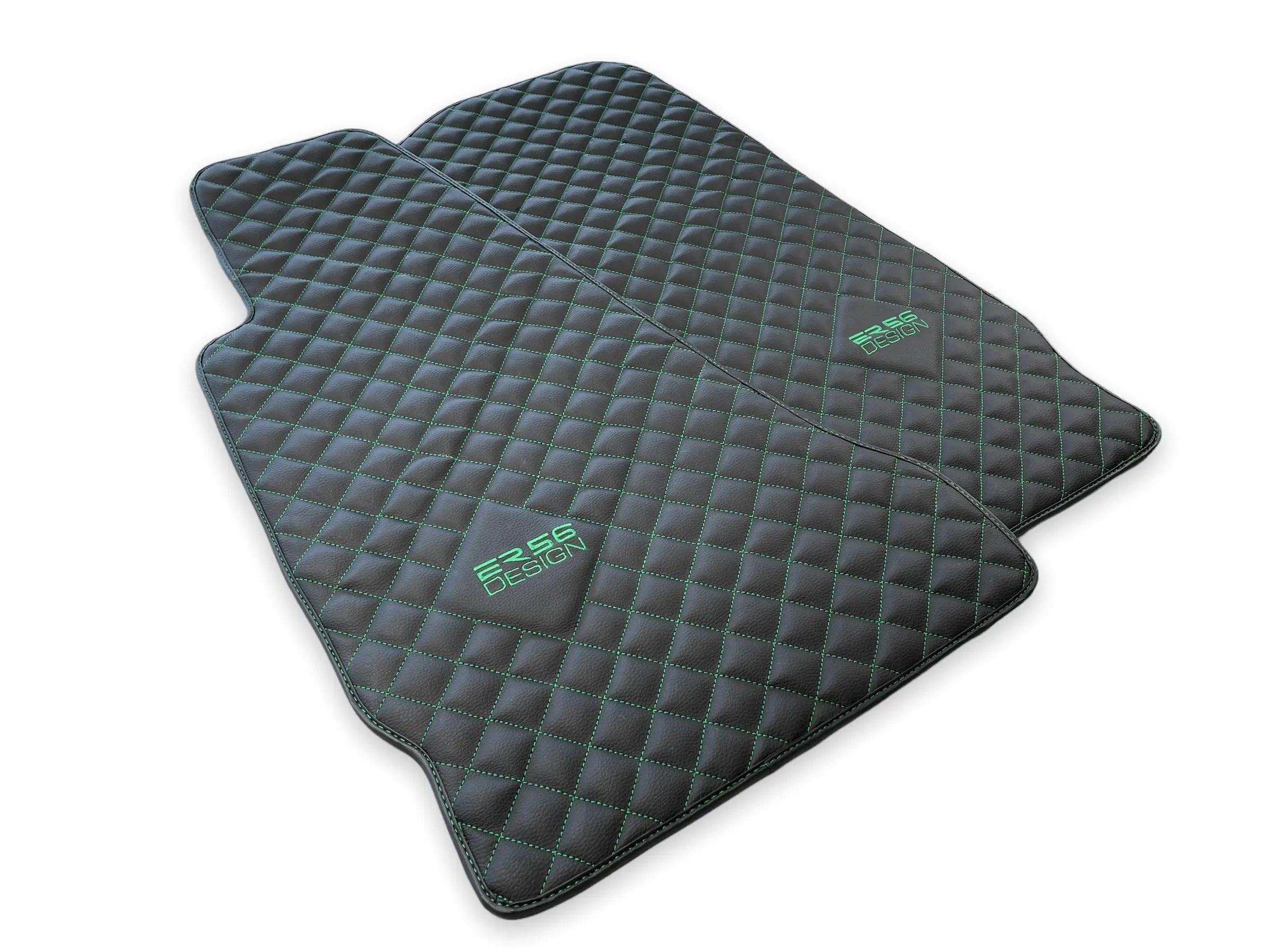 Leather Floor Mats For Aston Martin DB11 (2016–2023) ER56 Design - AutoWin
