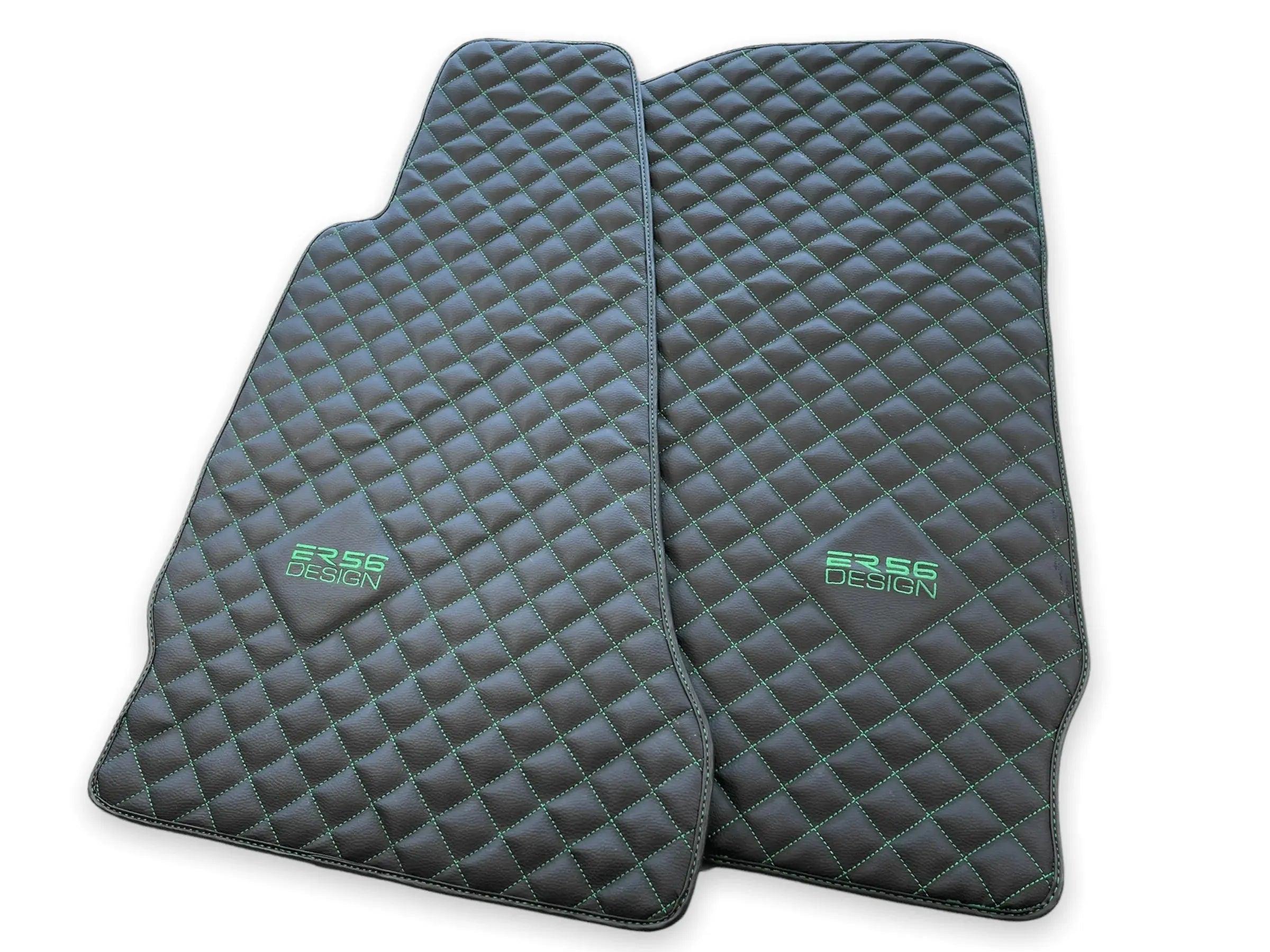 Leather Floor Mats For Aston Martin DBX (2020– 2023) ER56 Design - AutoWin