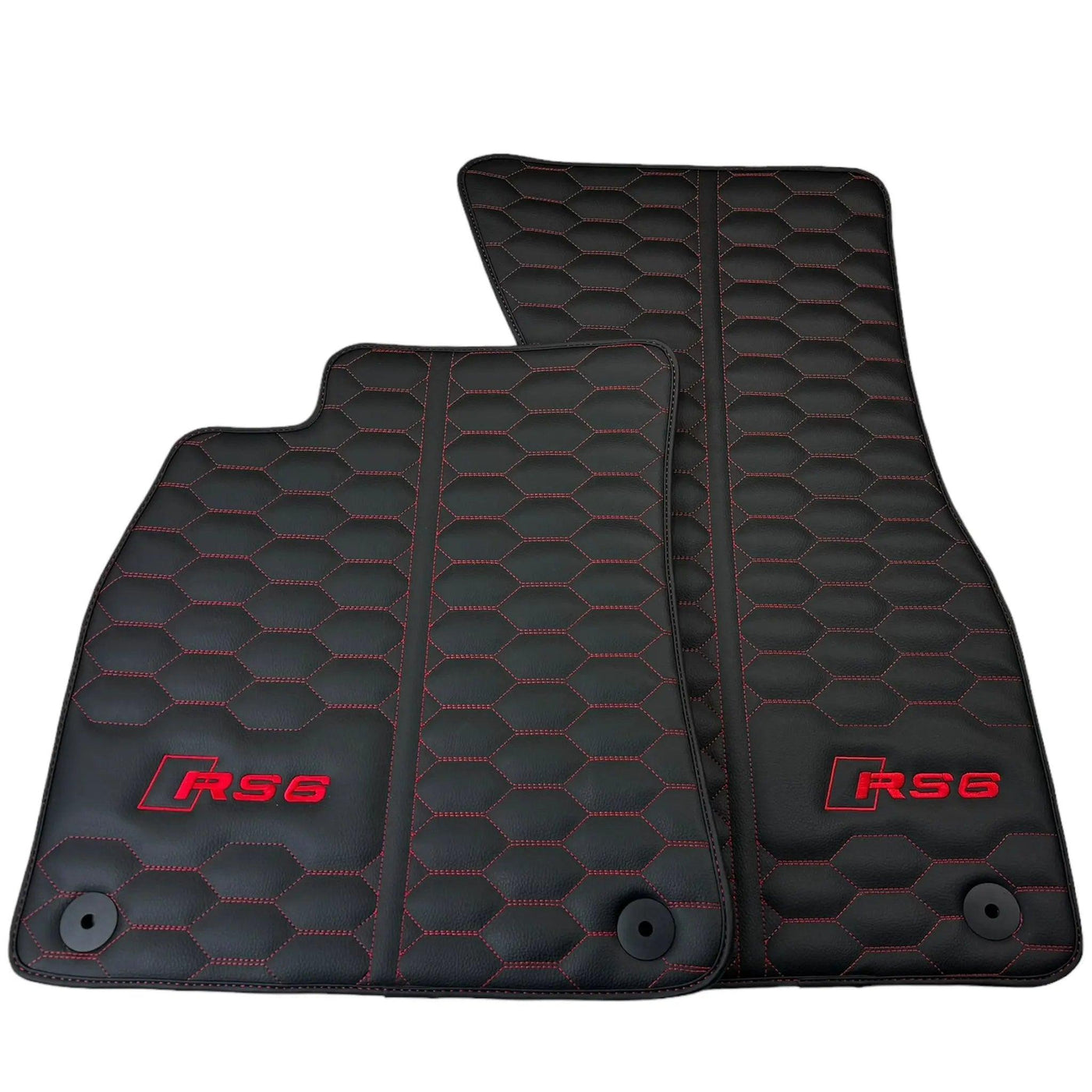 Leather Floor Mats for Audi RS6 - AutoWin