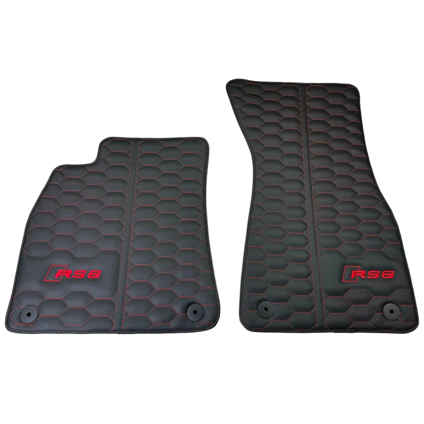 Leather Floor Mats for Audi RS6 - AutoWin
