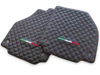 Leather Floor Mats For Ferrari 458 GT2 2012-2015 Black
