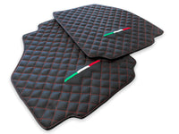 Leather Floor Mats For Ferrari 458 Speciale 2012-2015 Black