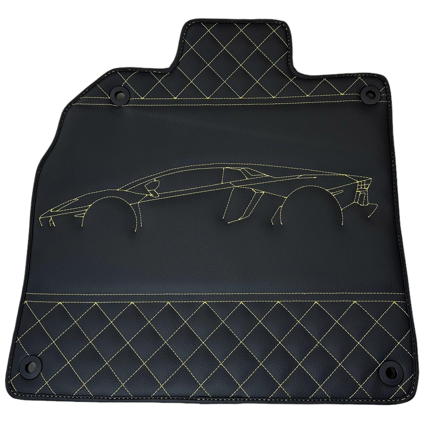 Leather Floor Mats for Lamborghini Aventador SV SVJ - AutoWin
