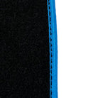 Leather Floor Mats for Lamborghini Aventador SVJ Limited Edition with Blue Trim - AutoWin