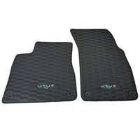 Leather Floor Mats for Lamborghini Urus with Blue Stitching - AutoWin