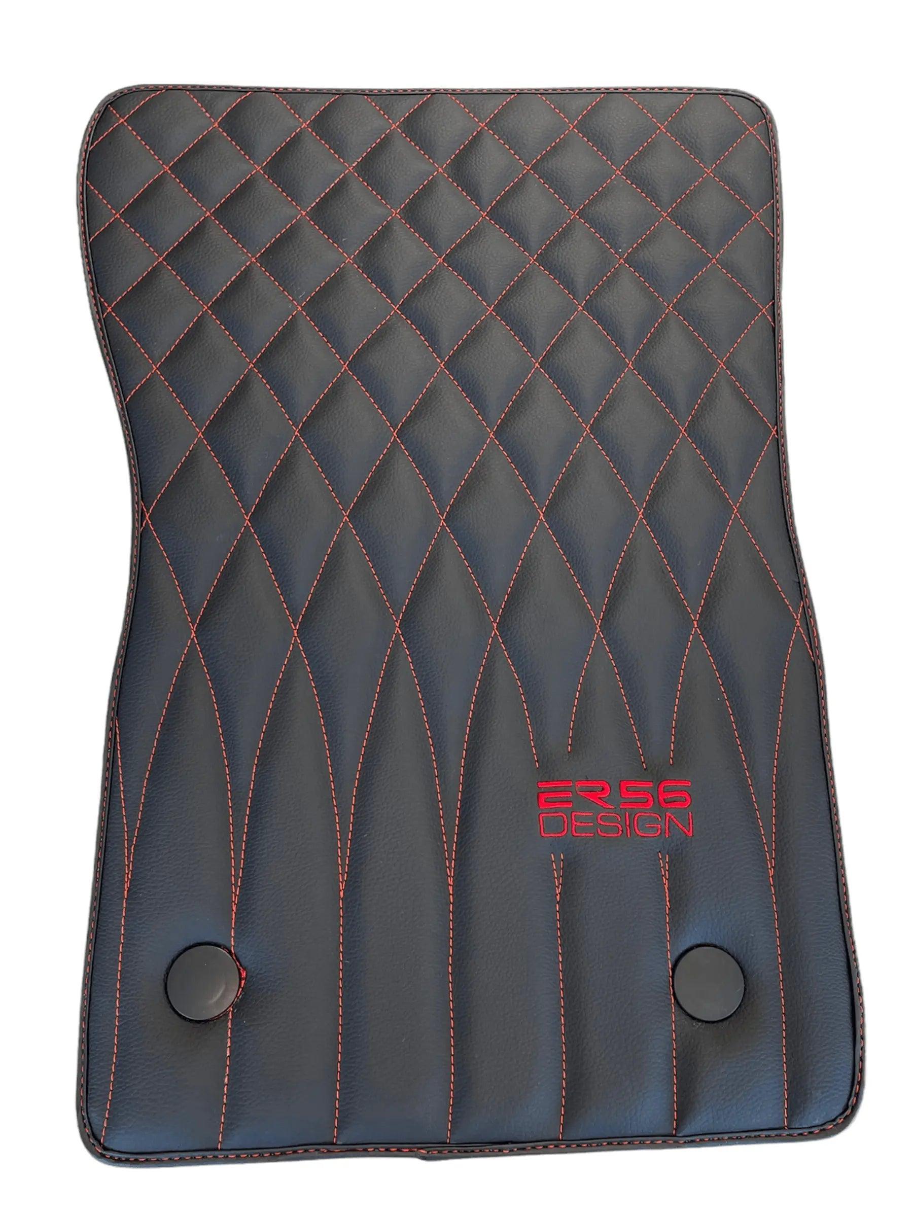 Leather Floor Mats For Mercedes-Benz G Class W461 (1979-2008) ER56 Design - AutoWin