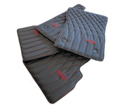 Leather Floor Mats For Mercedes-Benz G Class W461 (1979-2008) ER56 Design - AutoWin