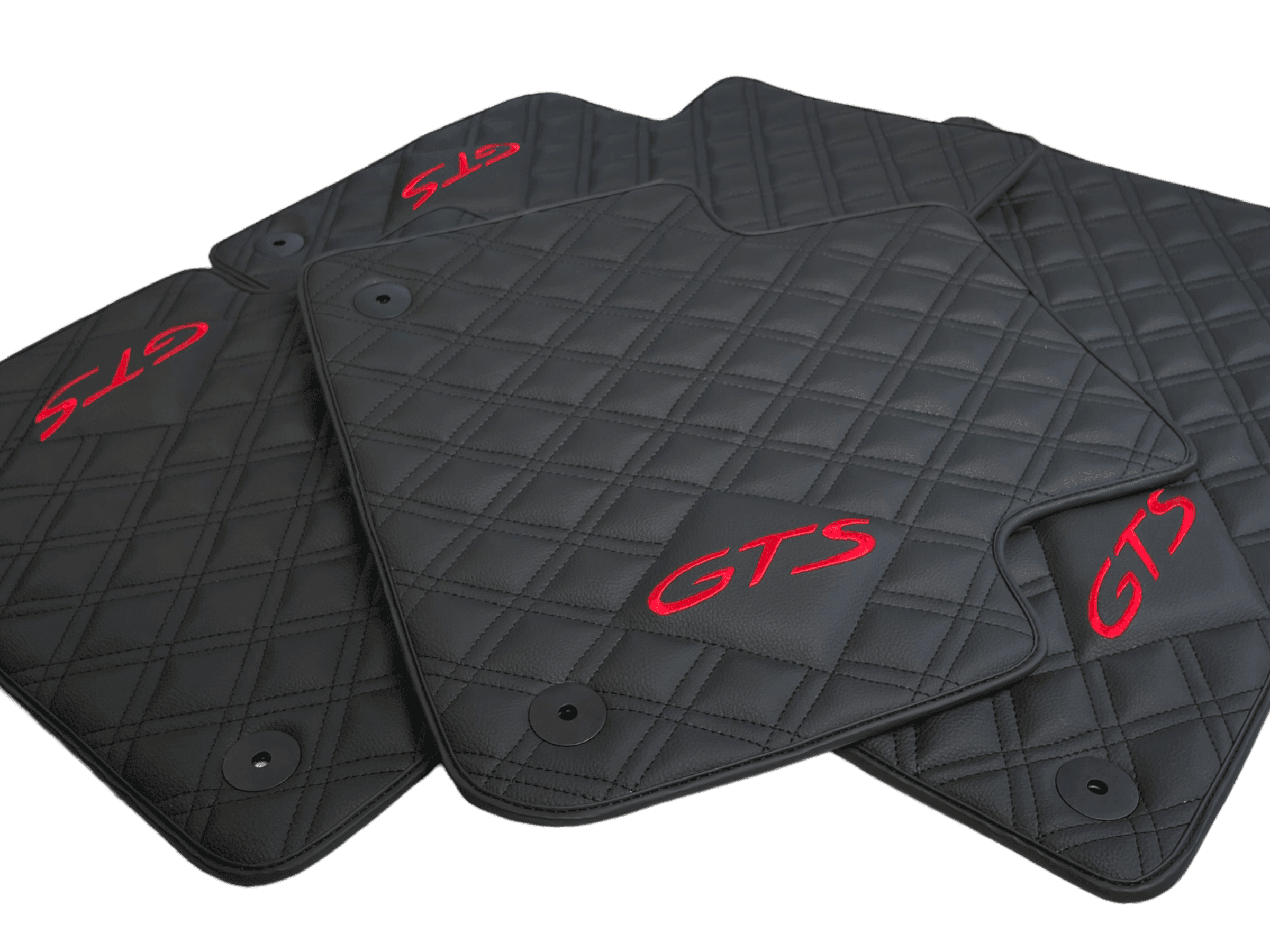 Leather Floor Mats for Porsche Cayenne (2010-2018) - AutoWin