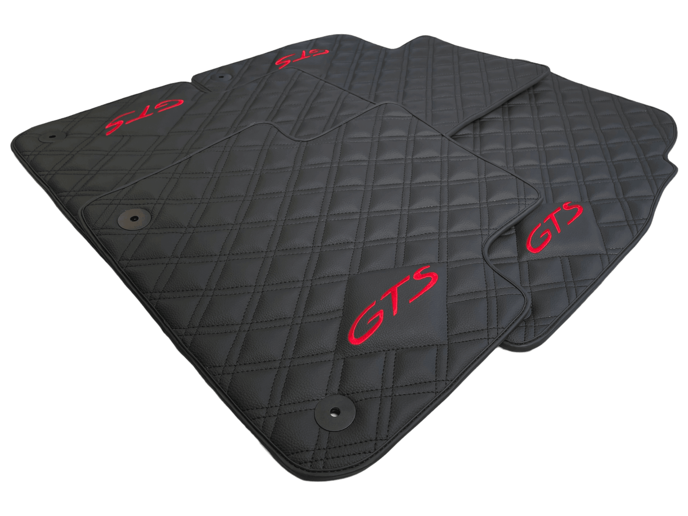 Leather Floor Mats for Porsche Cayenne (2010-2018) - AutoWin