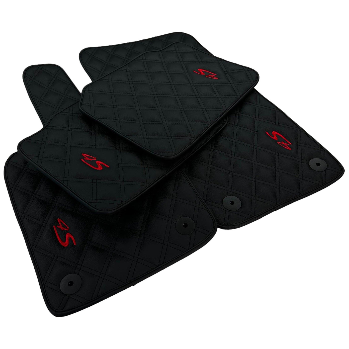 Leather Floor Mats For Porsche Panamera (2009-2016) - AutoWin