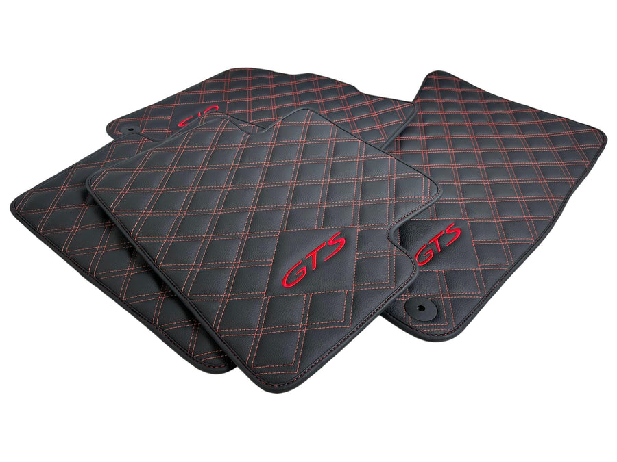 Leather Floor Mats for Porsche Panamera (2017-2023) - AutoWin