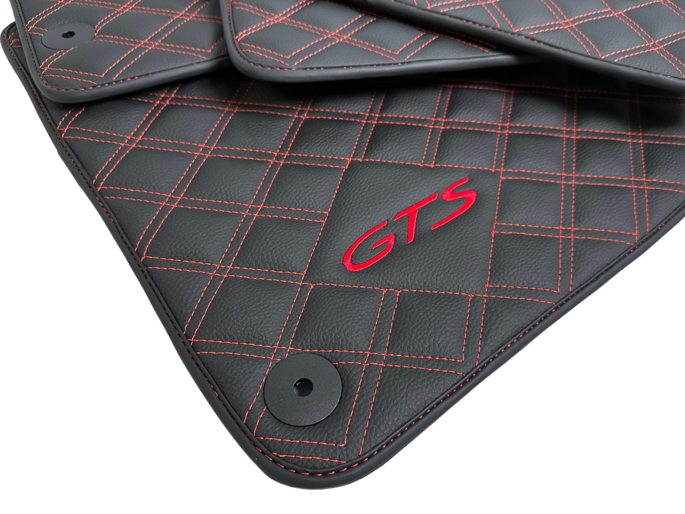 Leather Floor Mats for Porsche Panamera (2017-2023) - AutoWin