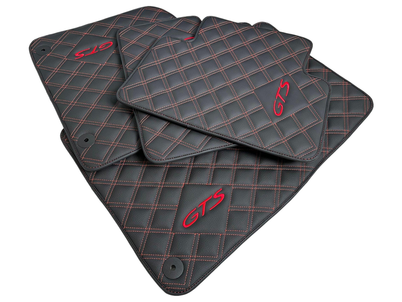 Leather Floor Mats for Porsche Panamera (2017-2023) - AutoWin