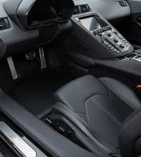Customizable Floor Mats for Lamborghini Aventador Carbon Fiber Leather Limited Edition