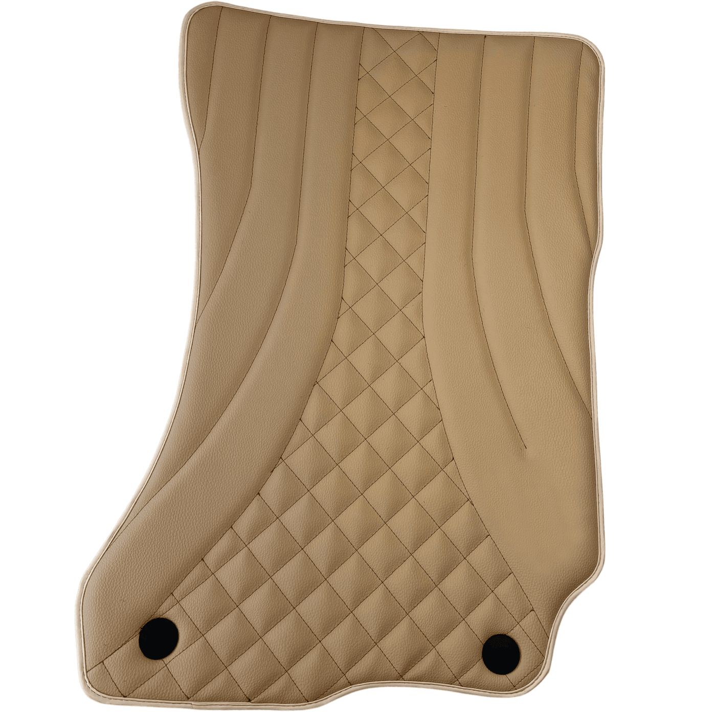 Beige Leather Floor Mats for Mercedes Benz S-Class W221 (2005-2013) Long Wheelbase - NO LOGO - AutoWin