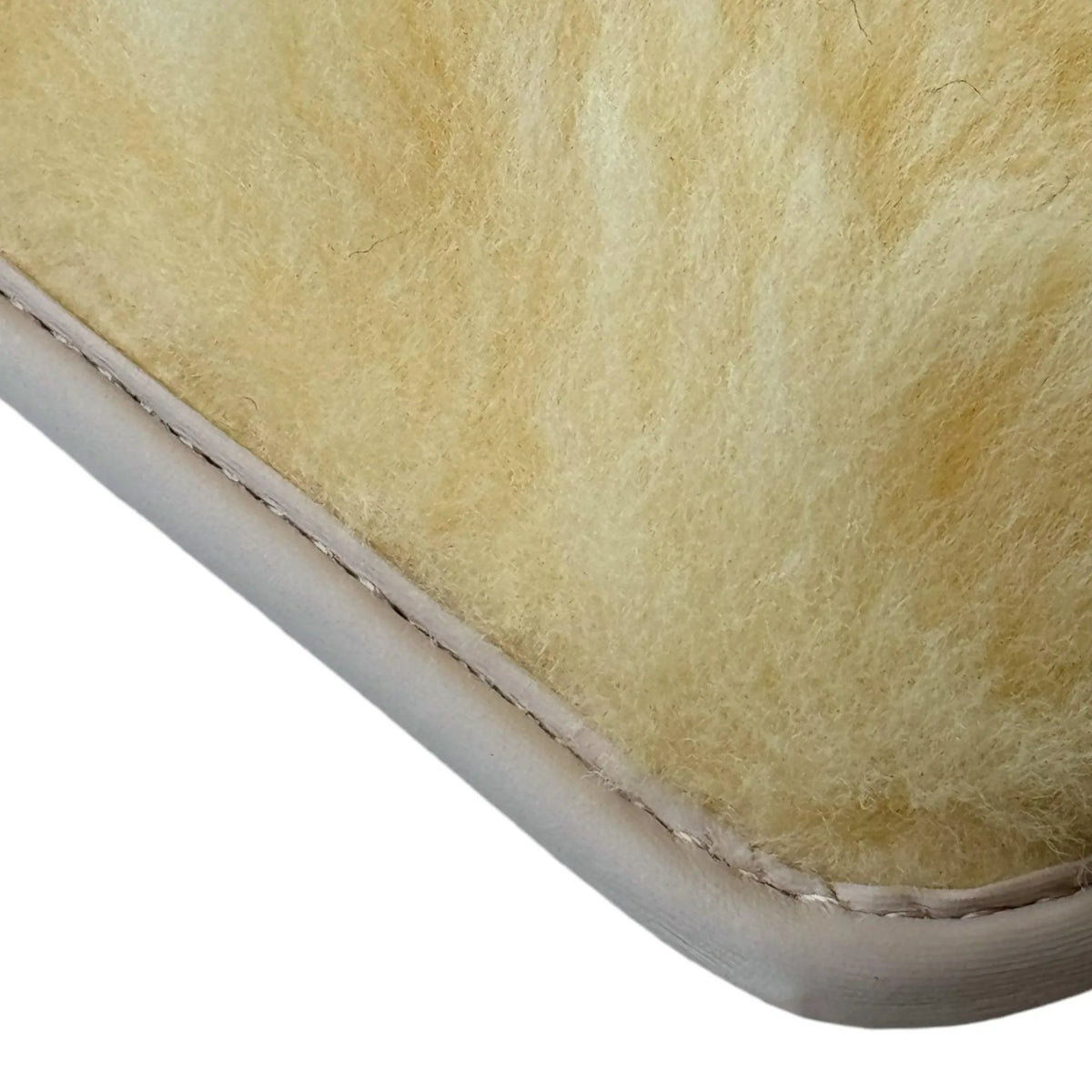Natural Color Medical Sheepskin Floor Mats for Rolls Royce Phantom VIII (2017-2024) | Relugan - AutoWin