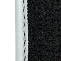 Orange Leather Floor Mats for Lamborghini Huracan with White Trim - AutoWin