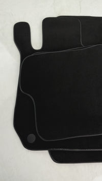 Black Floor Mats For Mercedes-Benz C-Class W204 (2007-2014)