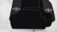 Black Floor Mats for Mini Cabrio F57 Convertible (2016-2023) with Gray Trim